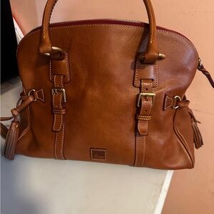 Dooney & Bourke Tan Leather Satchel